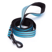 Nobleza vodítko s reflexným pruhom 2 x 120 cm modré